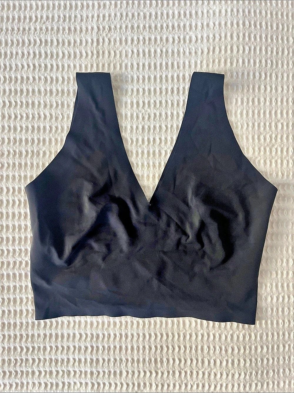 Calvin Klein V-Neck Bralette Black Small
